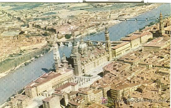 Postales: ZARAGOZA. EL PILAR Y RIO EBRO. - Foto 1