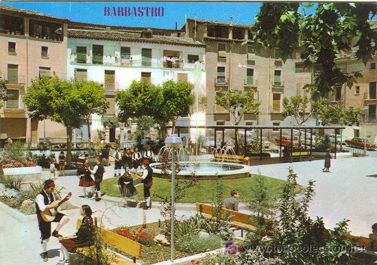 Postales: BARBASTRO. PLAZA DE ARAG&Oacute;N. - Foto 1