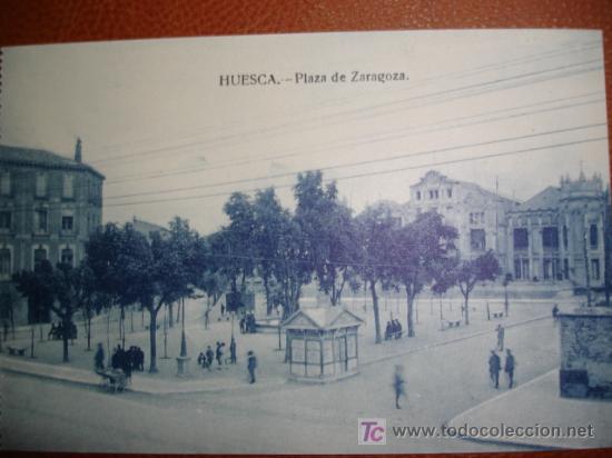 Postales: HUESCA,PLAZA DE ZARAGOZA - Foto 1