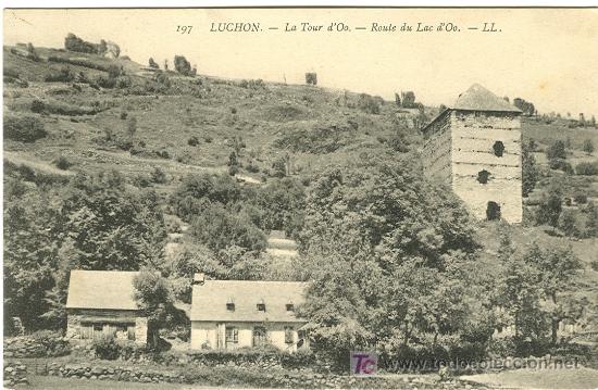 Postales: PIRINEOS. BENASQUE-LUCHON. LAGO D'&Ocirc;O.