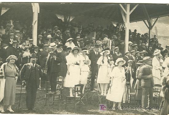 Postales: PIRINEOS. BENASQUE-LUCHON. CARRERAS DE CABALLOS . HACIA 1.920.