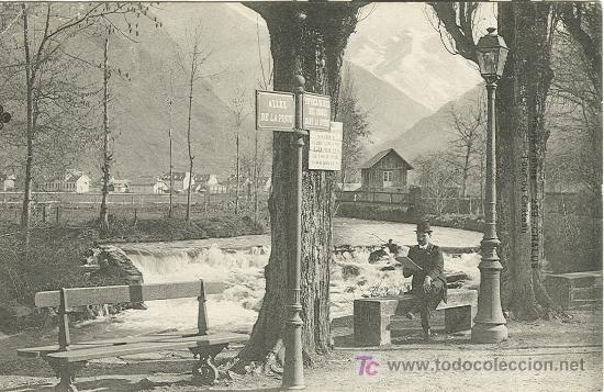 Postales: BENASQUE-LUCHON. VISTA DEL RIO.