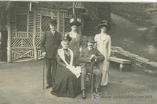 Postales: BENASQUE-LUCHON. POSTAL FOTOGR&Aacute;FICA.  A&Ntilde;O 1.909.