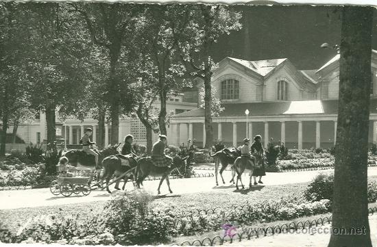 Postales: BENASQUE-LUCHON. RECORRIDO EN BURRO. A&Ntilde;O 1.961.