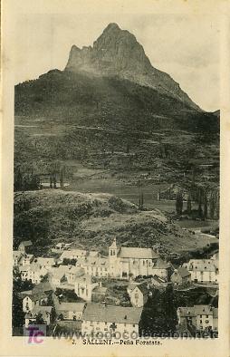 Postales: SALLENT. PE&Ntilde;A FORATATA. - Foto 1