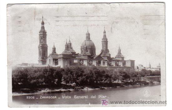 Postais: Zaragoza - Vista General del Pilar 1930