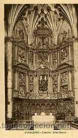 Postales: POSTAL DE BARBASTRO, CATEDRAL, ALTAR MAYOR - Foto 1