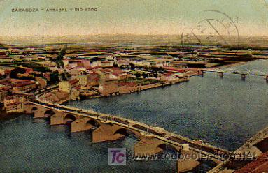 Postales: ZARAGOZA. ARRABAL Y RIO EBRO. - Foto 1