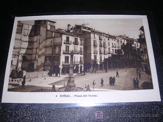 Postales: 4 TERUEL, PLAZA DEL TORICO - Foto 1