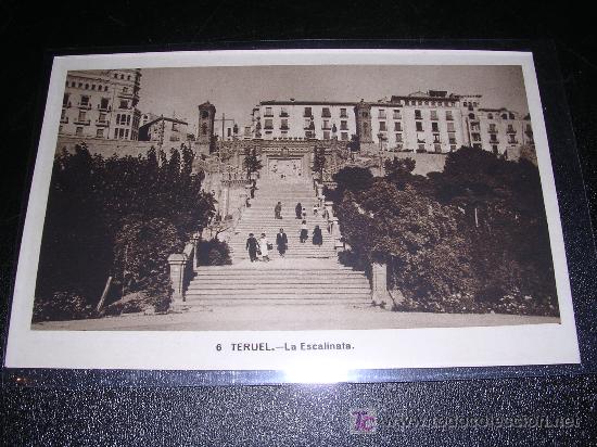 Postales: 6 TERUEL, LA ESCALINATA - Foto 1