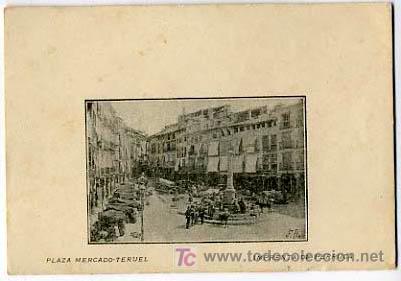 Postales: TERUEL, PLAZA MERCADO, P14386 - Foto 1