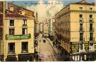 Postales: ZARAGOZA, CALLE DE D. JAIME I,                      P14461 - Foto 1