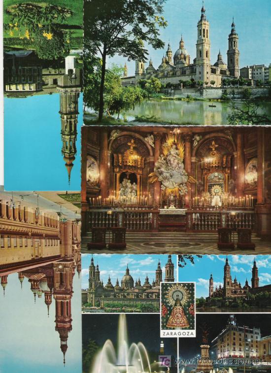 Postales: ZARAGOZA BONITO LOTE DE POSTALES - Foto 1