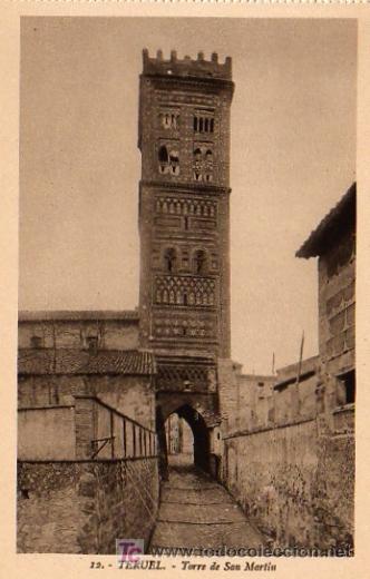 Postales: TERUEL - TORRE DE SAN MARTIN - Foto 1