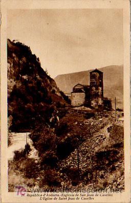 Postkarten: REP&Uacute;BLICA D'ANDORRA. ESGL&Eacute;SIA DE SANT JOAN DE CASELLES.