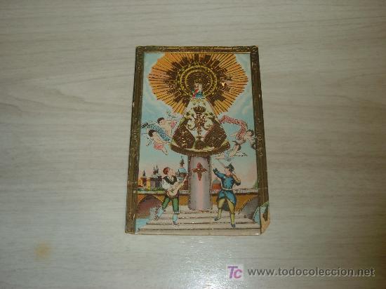 Postales: RECUERDO DE LA VIRGEN DEL PILAR ,MZA PROPIEDAD DEPOSITADA