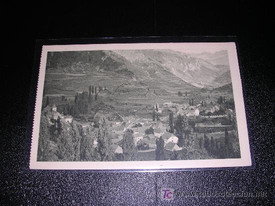 Postales: N&ordm; 9 SALLENT DE GALLEGO, VISTA DESDE LA CARRETERA DE FRANCIA