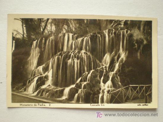 Postales: MONASTERIO DE PIEDRA.2  CASCADA IRIS. EDICIONES ARRIBAS (ZARAGOZA). - Foto 1