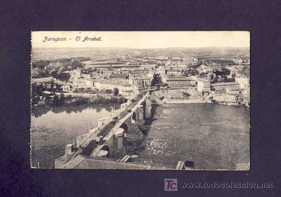 Postales: Postal de ZARAGOZA: El Arrabal - Foto 1