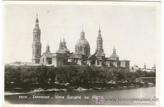 Postales: ZARAGOZA. VISTA GENERAL DEL PILAR. - Foto 1