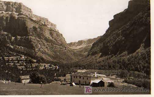 Postales: ORDESA 12, EL VALLE DE ORDESA DESDE LAS GRANJAS