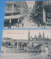 Postales: 2 POSTALES DE ZARAGOZA. 811 - Foto 1