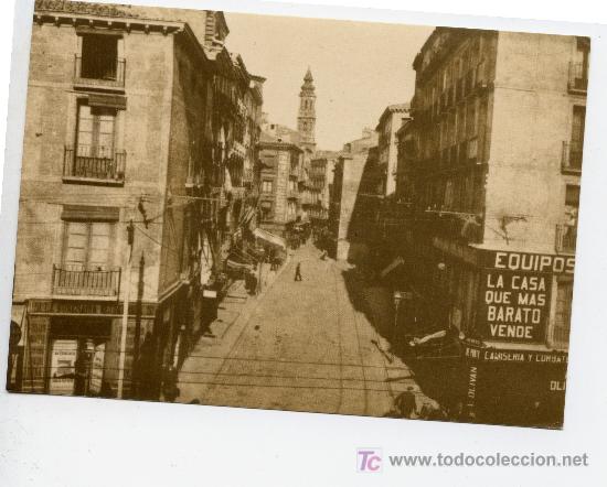 Postales: ZARAGOZA AYER - Foto 1