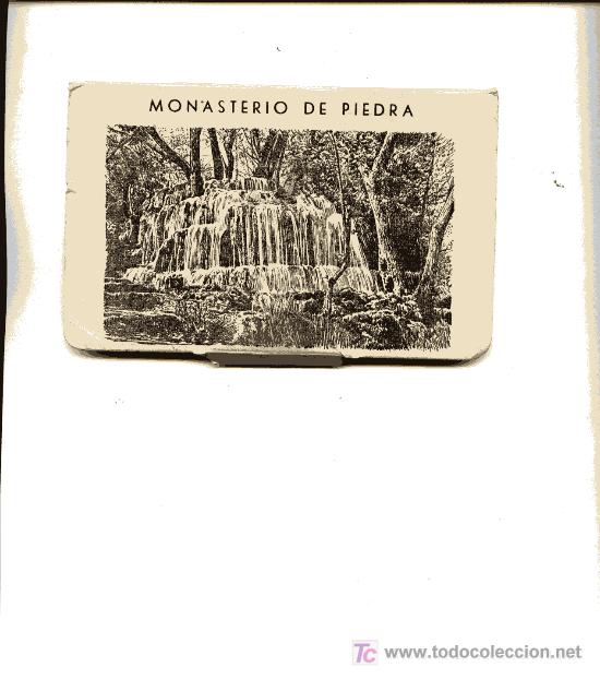 Postales: BLOCK MONASTERIO DE PIEDRA. N&ordm; 1 - Foto 1