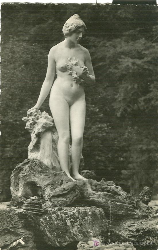Postales: BENASQUE-LUCHON. ESTATUA DEL VALLE DE LYS.
