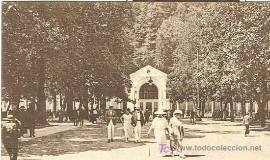 Postales: BENASQUE-LUCHON. EL PARQUE DE QUINCONCES..