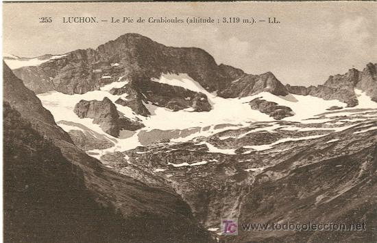 Postales: BENASQUE-LUCHON. PICO DE CABRIOULES.