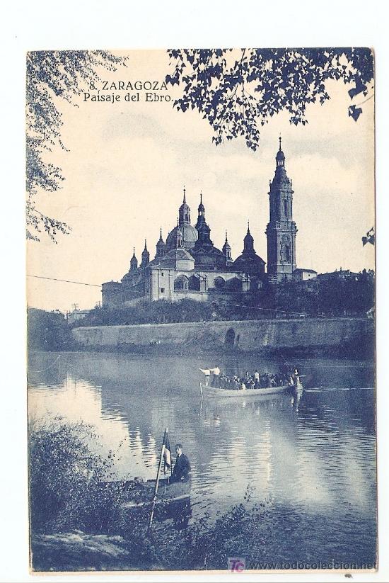 Postales: Zaragoza - Paisaje del Ebro