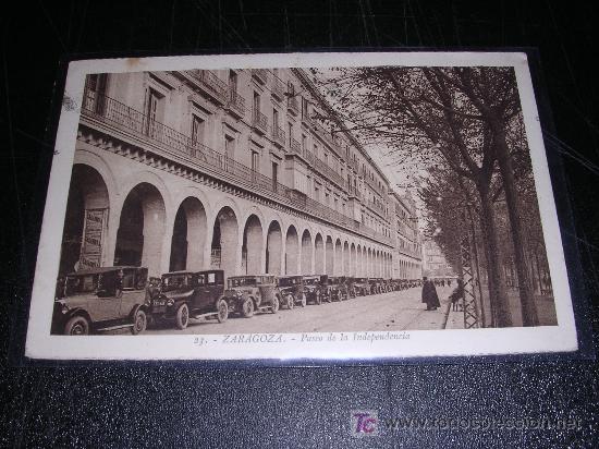Postales: 23 ZARAGOZA, PASEO DE LA INDEPENDENCIA - Foto 1