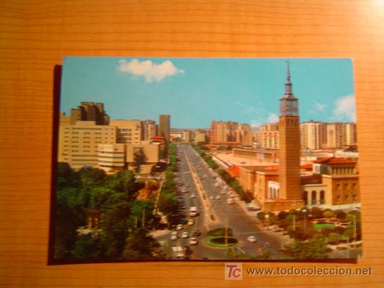 Postales: POSTAL ZARAGOZA AVDA. ISABEL LA CATOLICA. - Foto 1