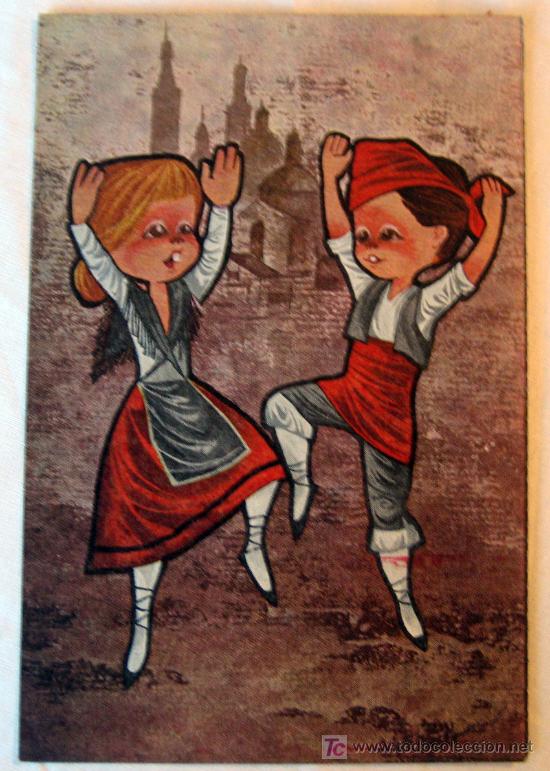 Postkarten: ANTIGUA POSTAL DE ARAGON - CAMPA&Ntilde;A NOVATROPINA INFANTIL - ARAGON 1964-65 - PROMESA PRODUCTOS MEDICIN