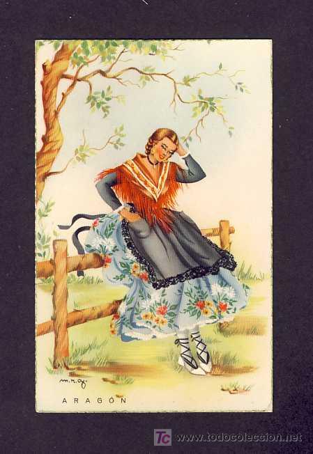 Postales: Postal de ARAGON Ilustrada - Foto 1