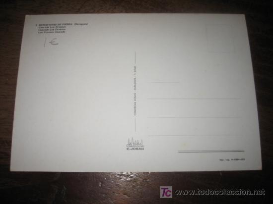 Postales: ZARAGOZA    MONASTERIO DE PIEDRA - Foto 2