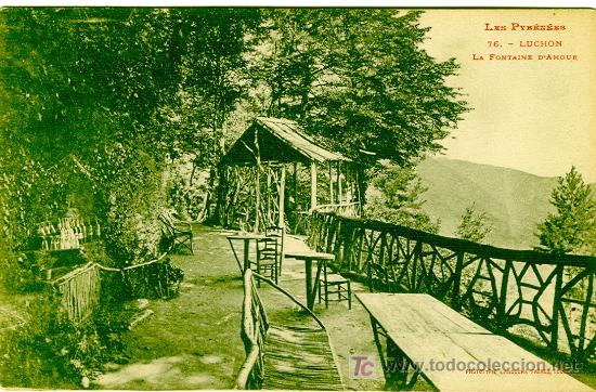 Postales: BENASQUE-LUCHON. LA FUENTE DEL AMOR.
