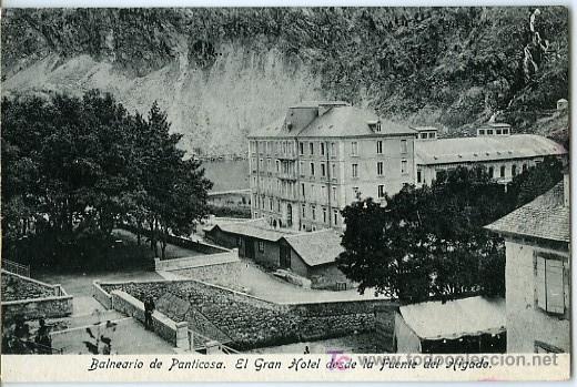 Postales: POSTAL BALNEARIO DE PANTICOSA EL GRAN HOTEL