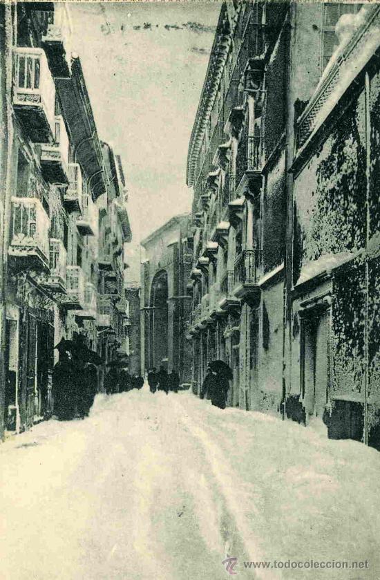 Postales: JACA.- CALLE DEL OBISPO - Foto 1