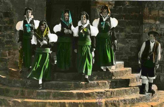 Postales: HECHO. (HUESCA). TRAJES T&Iacute;PICOS. - Foto 1