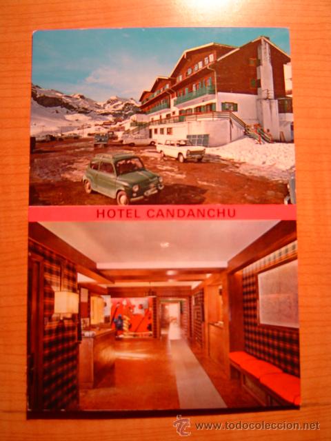 Postales: POSTAL  CANDANCHU ESTACON INVERNAL VISTA DEL HOTEL  SIN CIRCULAR