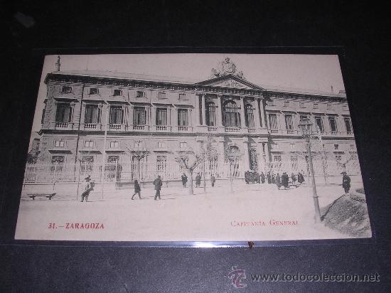 Postales: 31 ZARAGOZA. CAPITANIA GENERAL - Foto 1