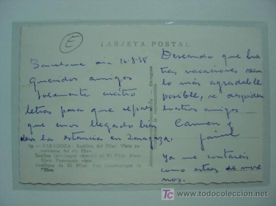 Postales: ZARAGOZA - REF.: L-494 - Foto 2