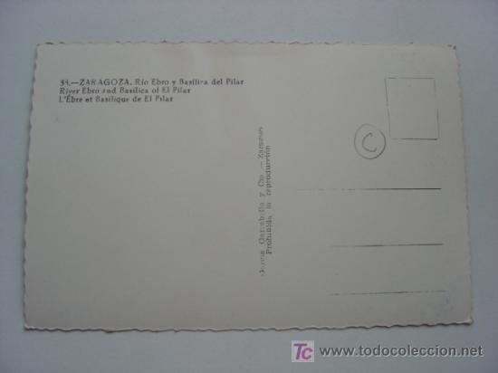 Postales: ZARAGOZA - REF.: L-417 - Foto 2