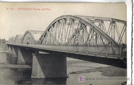 Postales: ZARAGOZA, PUENTE DEL PILAR - Foto 1
