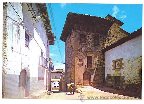 Postales: LA IGLESUELA DEL CID (Teruel) Casa Solariega y Portal de San Pablo - A&ntilde;o 1979