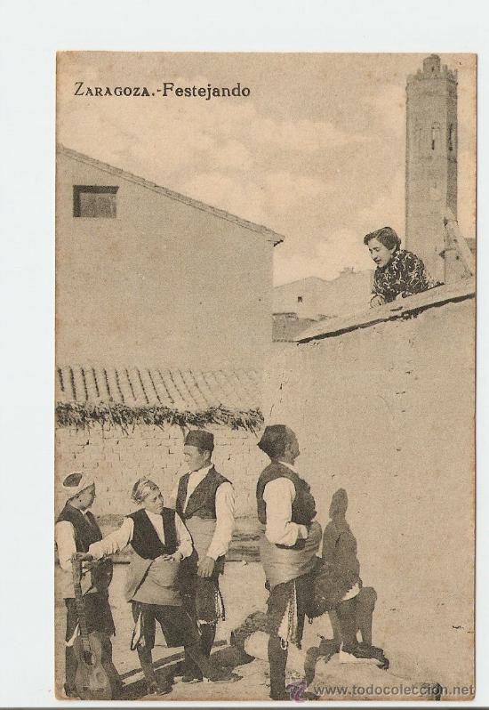 Postales: Zaragoza - Festejando
