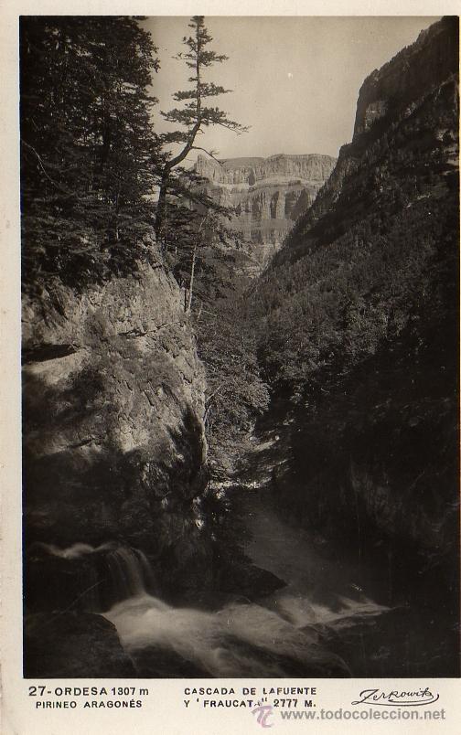 Postales: ORDESA CASCADA DE LA FUENTE - Foto 1