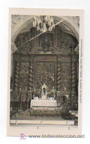 Postkarten: ALHAMA DE ARAGON. RETABLO SIGLO XVII. IGLESIA PARROQUIAL.